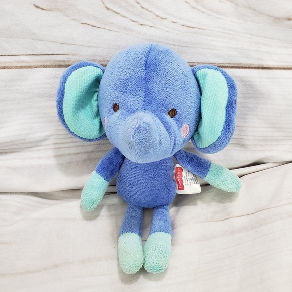 Fisher Price Blue Elephant 8 Inch Plush Stuffed Animal 2014 Target Exclusive - Picture 1 of 7